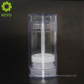 Cosmetic twist up deodorant container twist up plastic gel stick for personal care